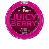 ESSENCE-Bálsamo para lábios e bochechas JUICY BERRY 3 g.-DrShampoo - Perfumaria e Cosmética